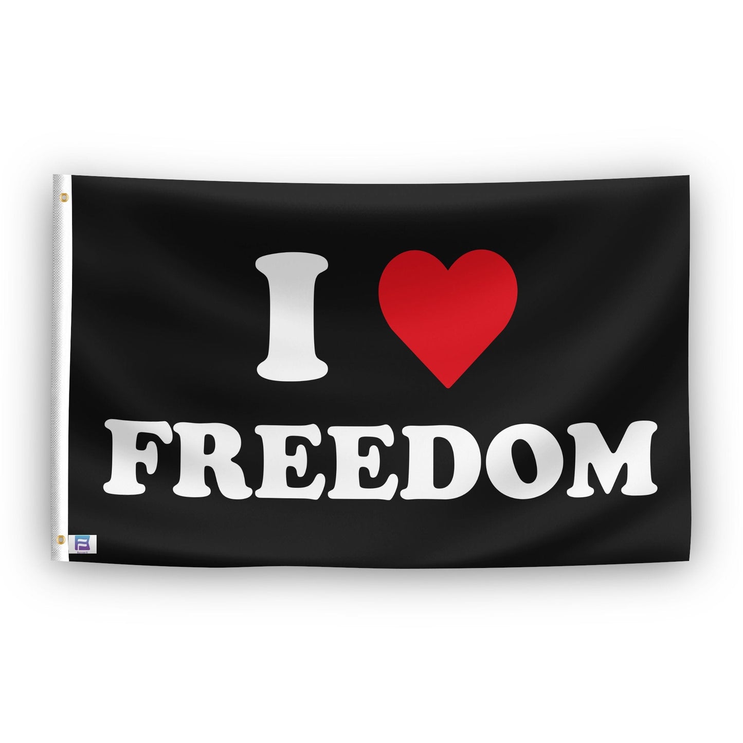 I Love Freedom Flag