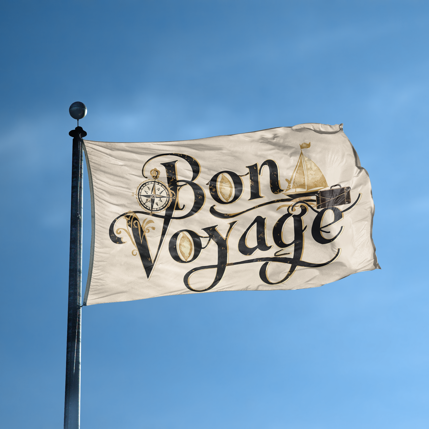 Bon Voyage Flag