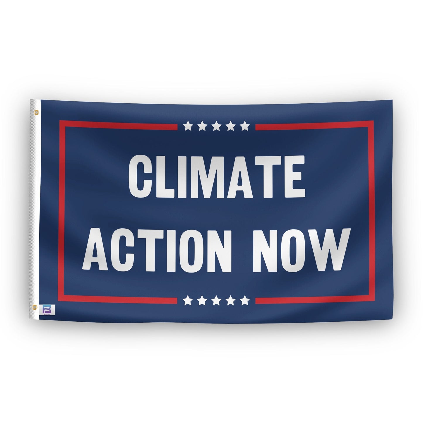 Climate Action Now Political Flag