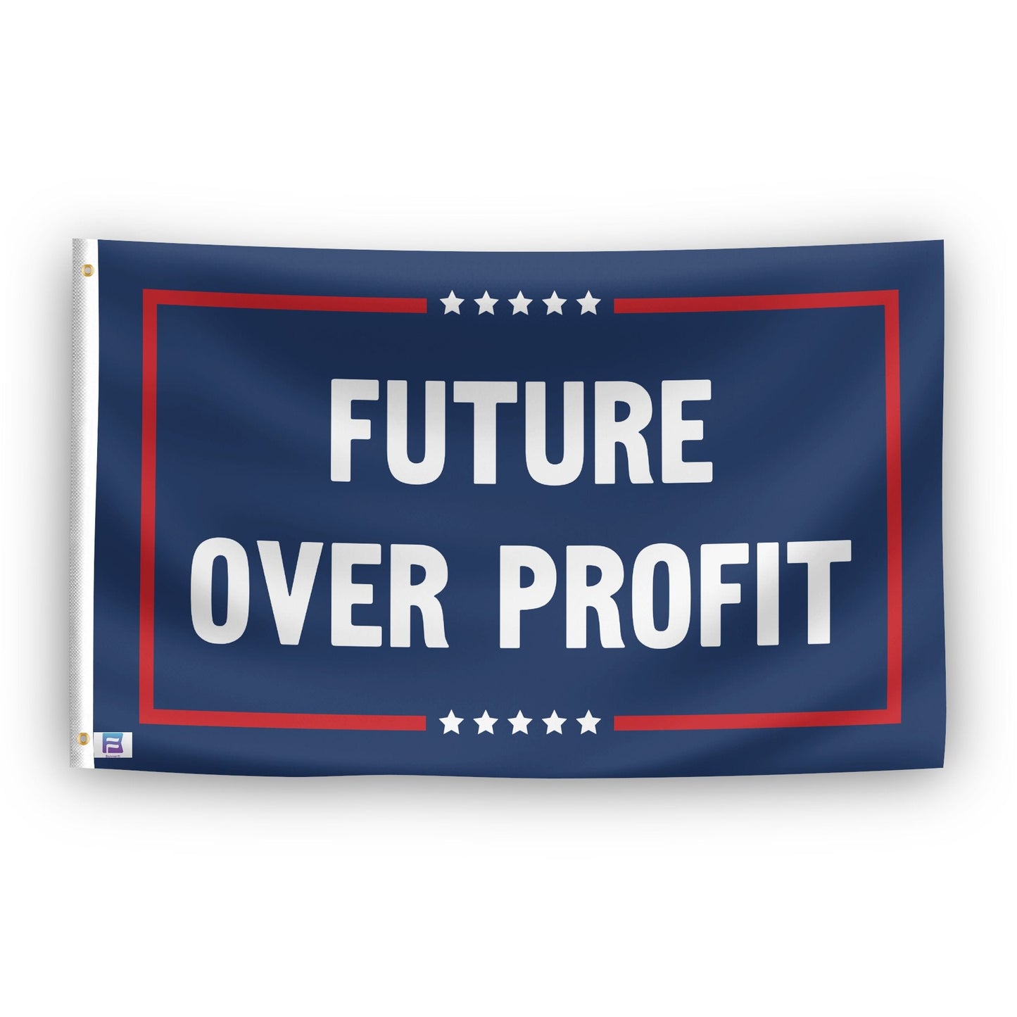 Future Over Profit Political Flag