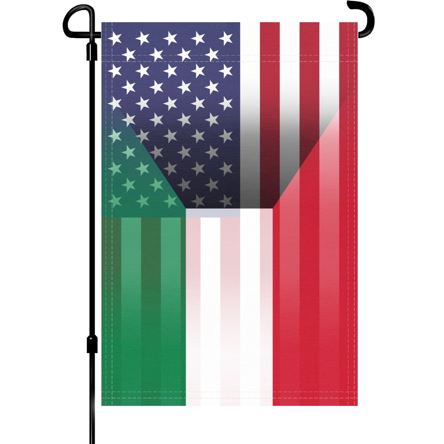 Kuwaiti American Garden Flag