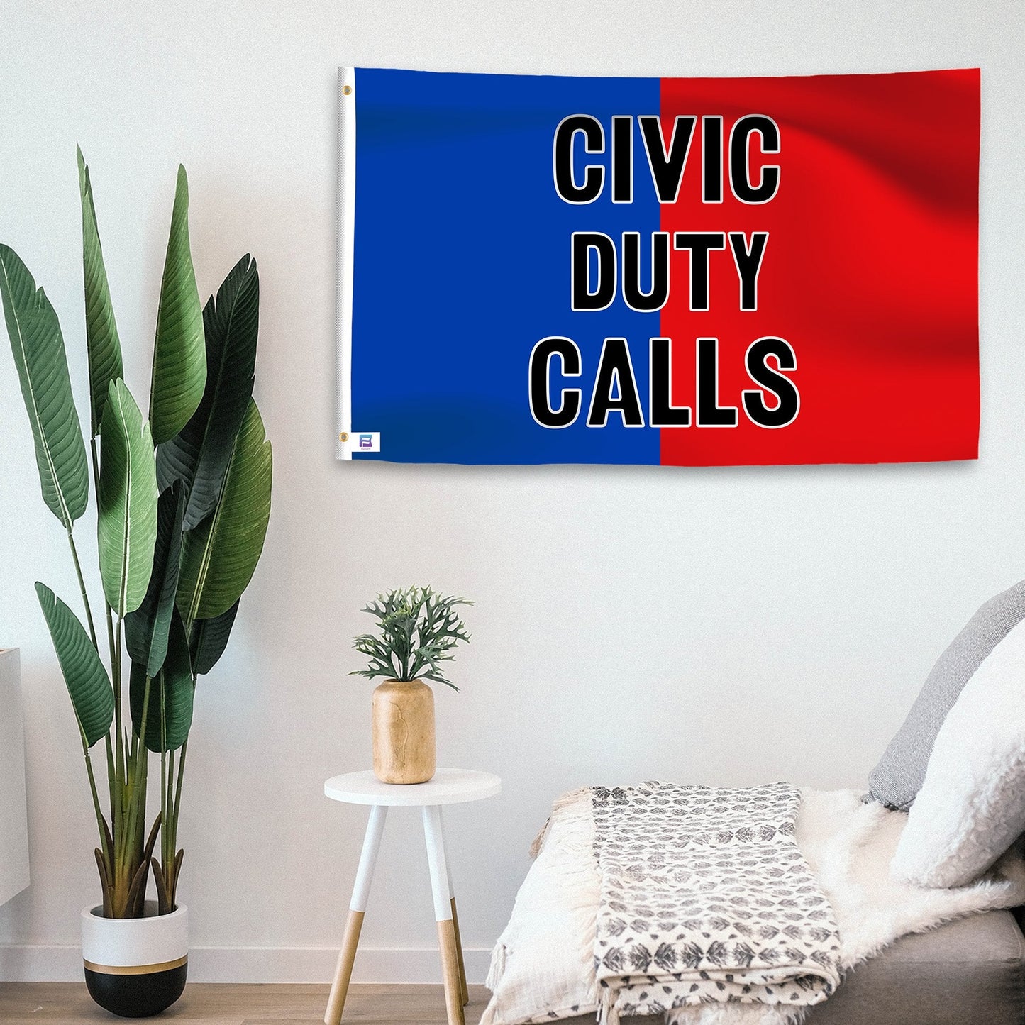Civic Duty Calls Flag