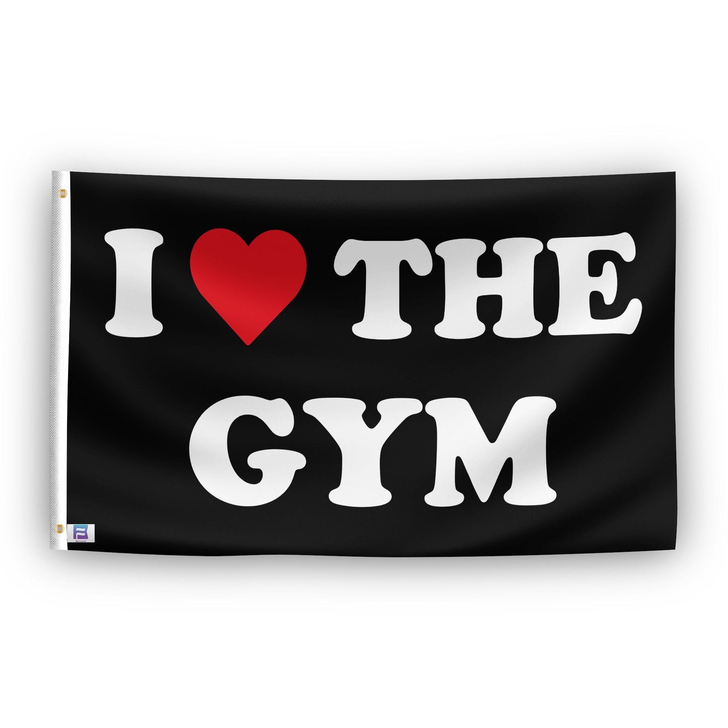 I Love The Gym Flag