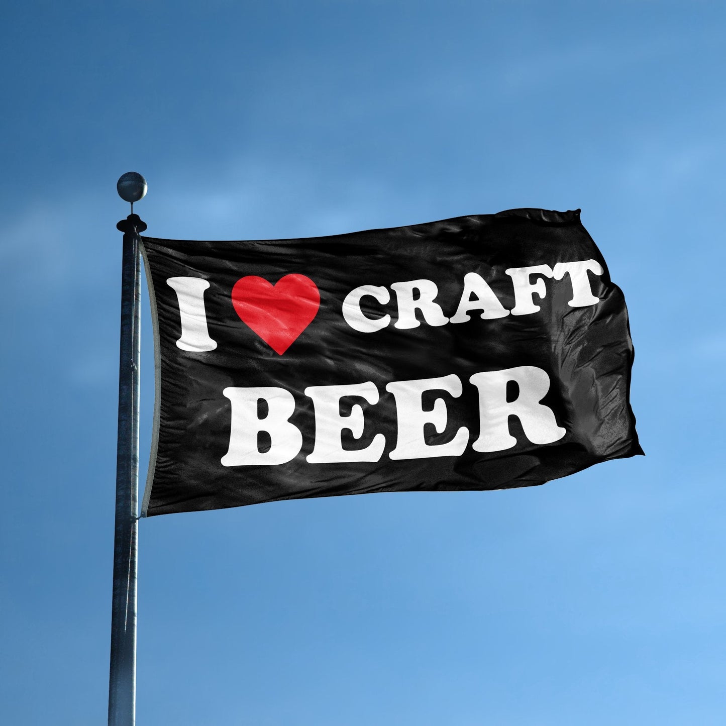 I Love Craft Beer Flag