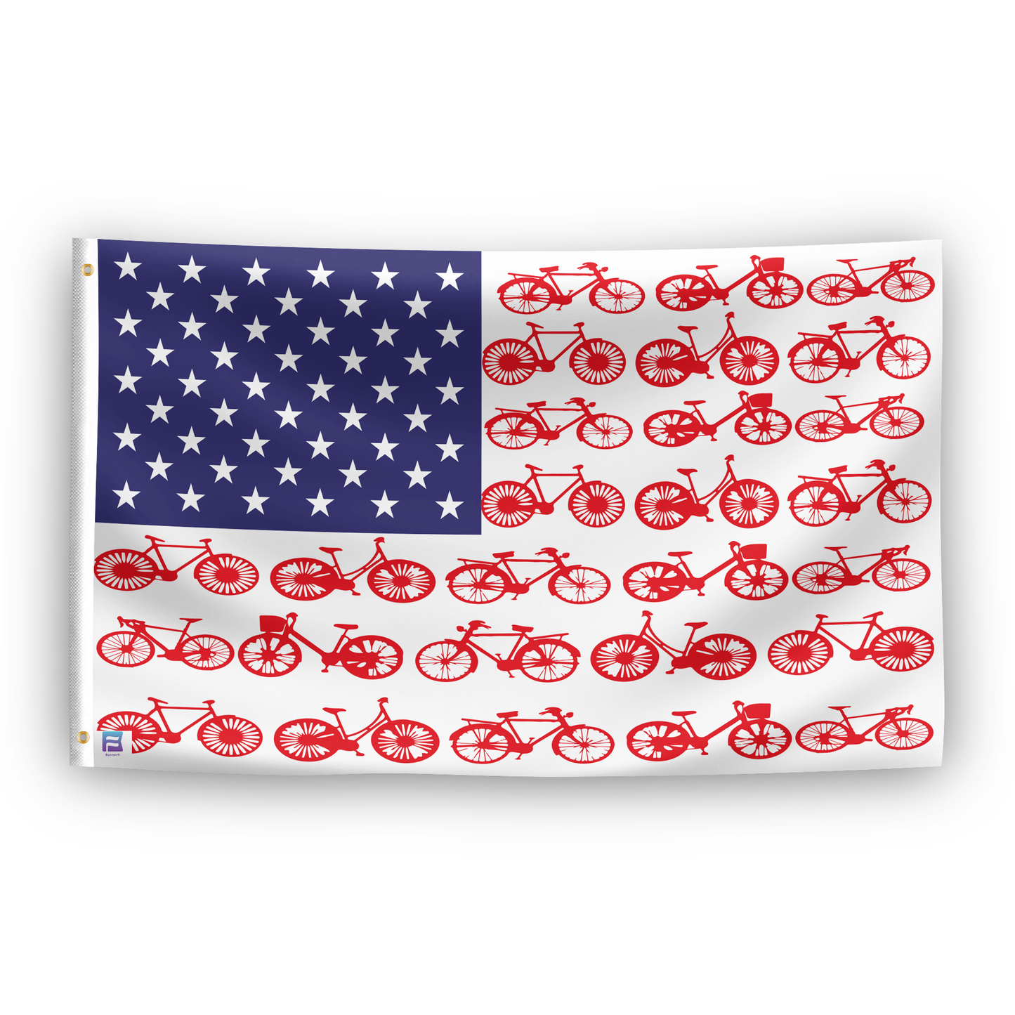 Bicycle Stripes American Flag