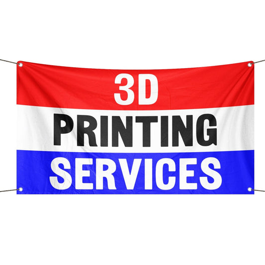 3d Printing Services Business Storefront Flag