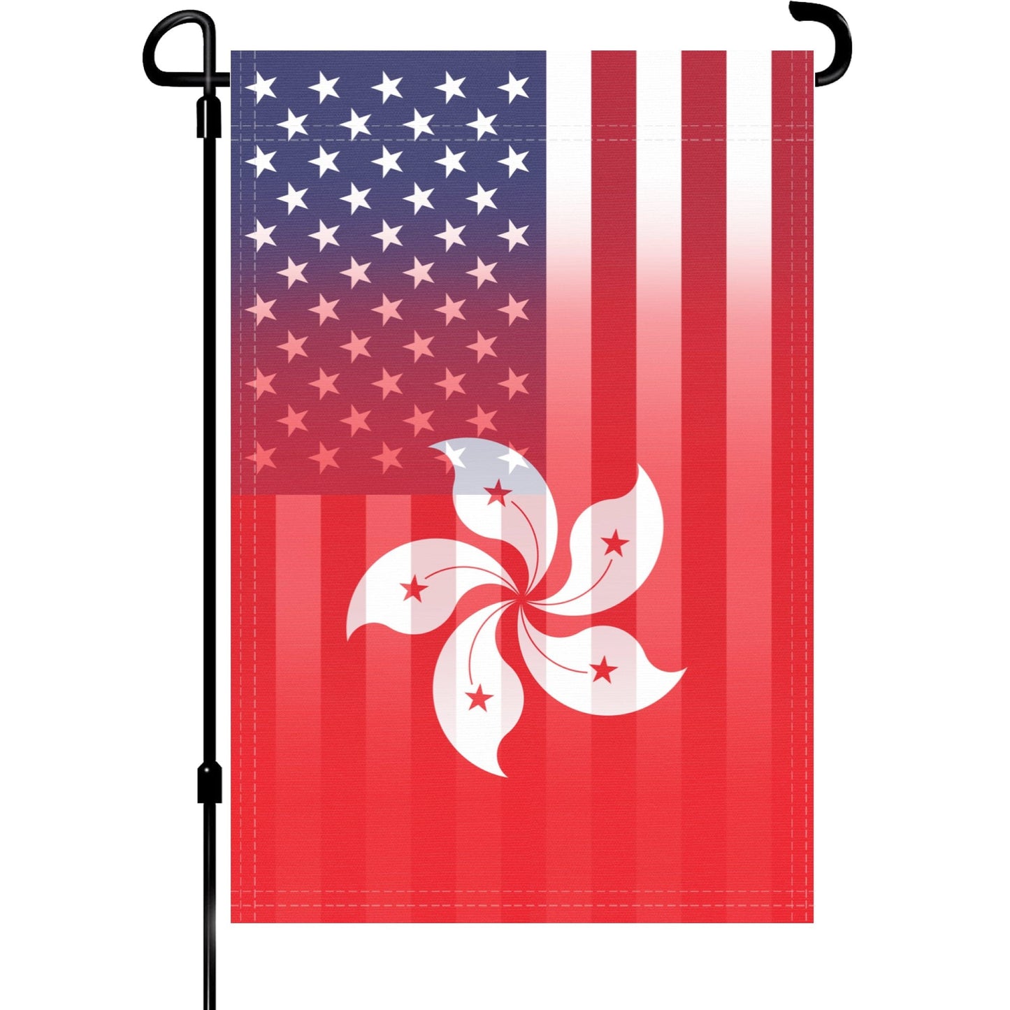 Hongkonger American Garden Flag