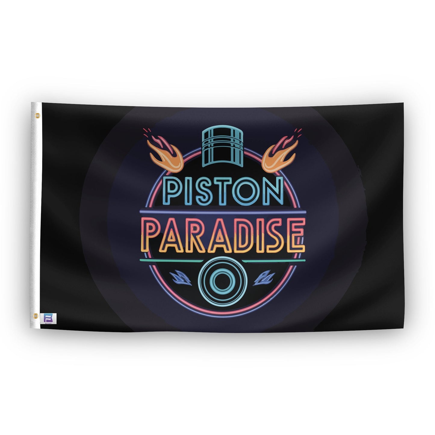 Piston Paradise Flag