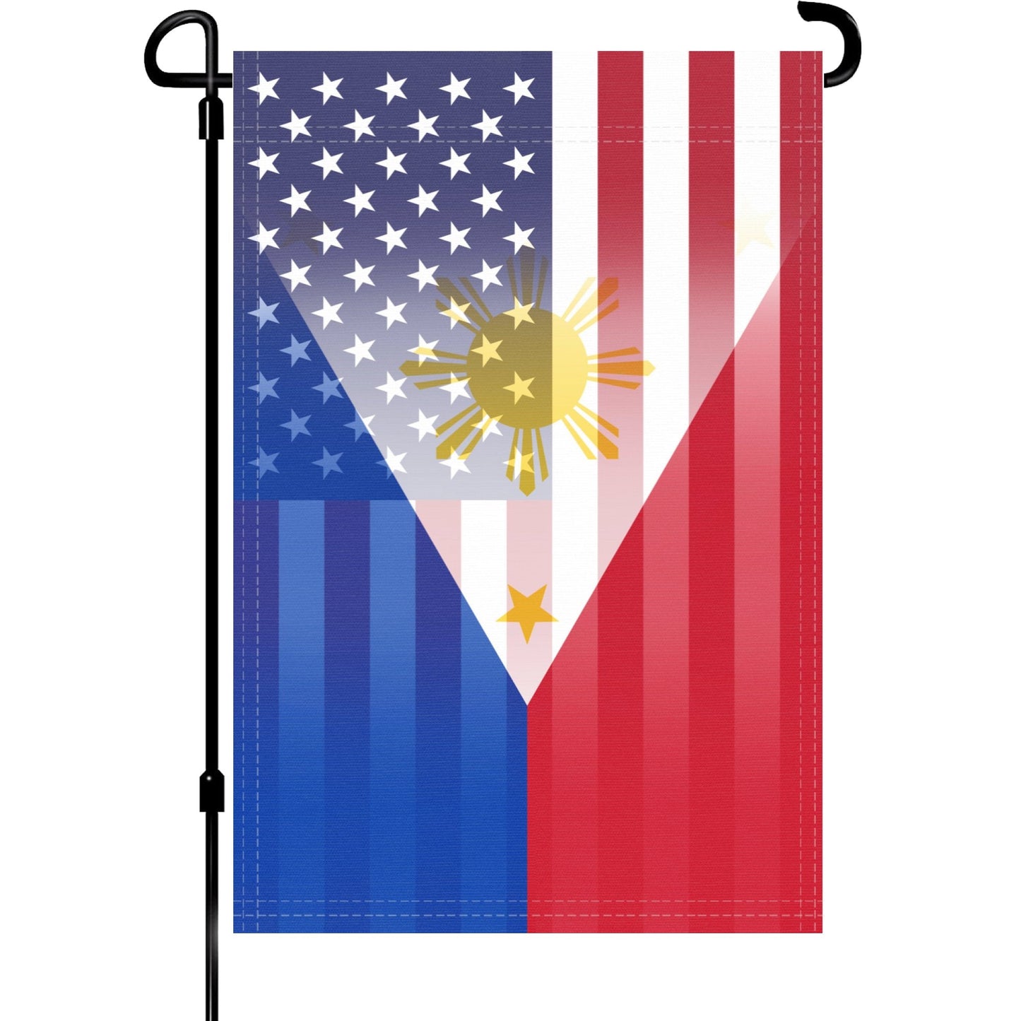 Filipino American Garden Flag