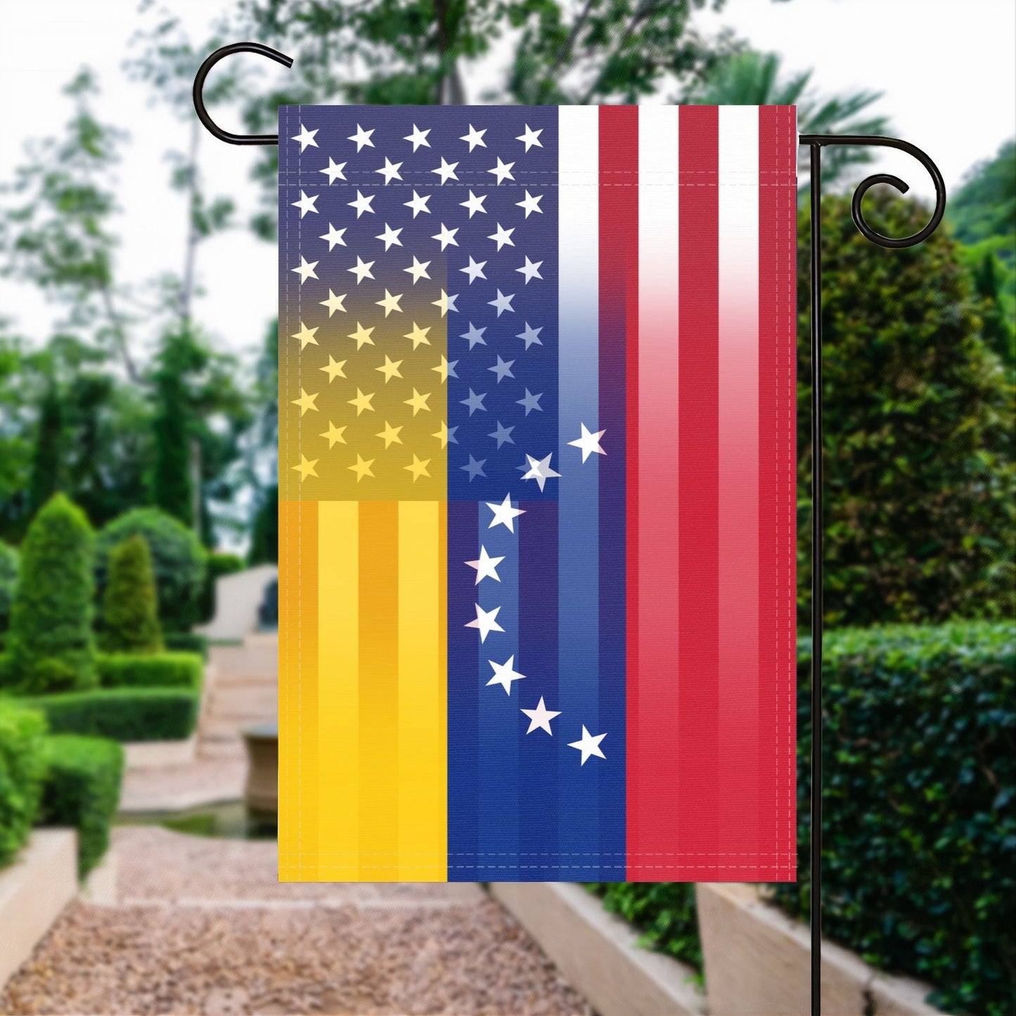 Venezuelan American Garden Flag