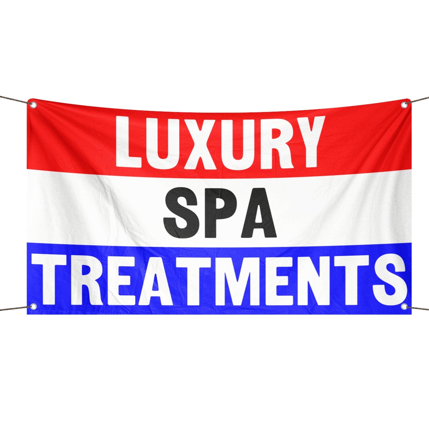 Luxury Spa Treatments Business Flag