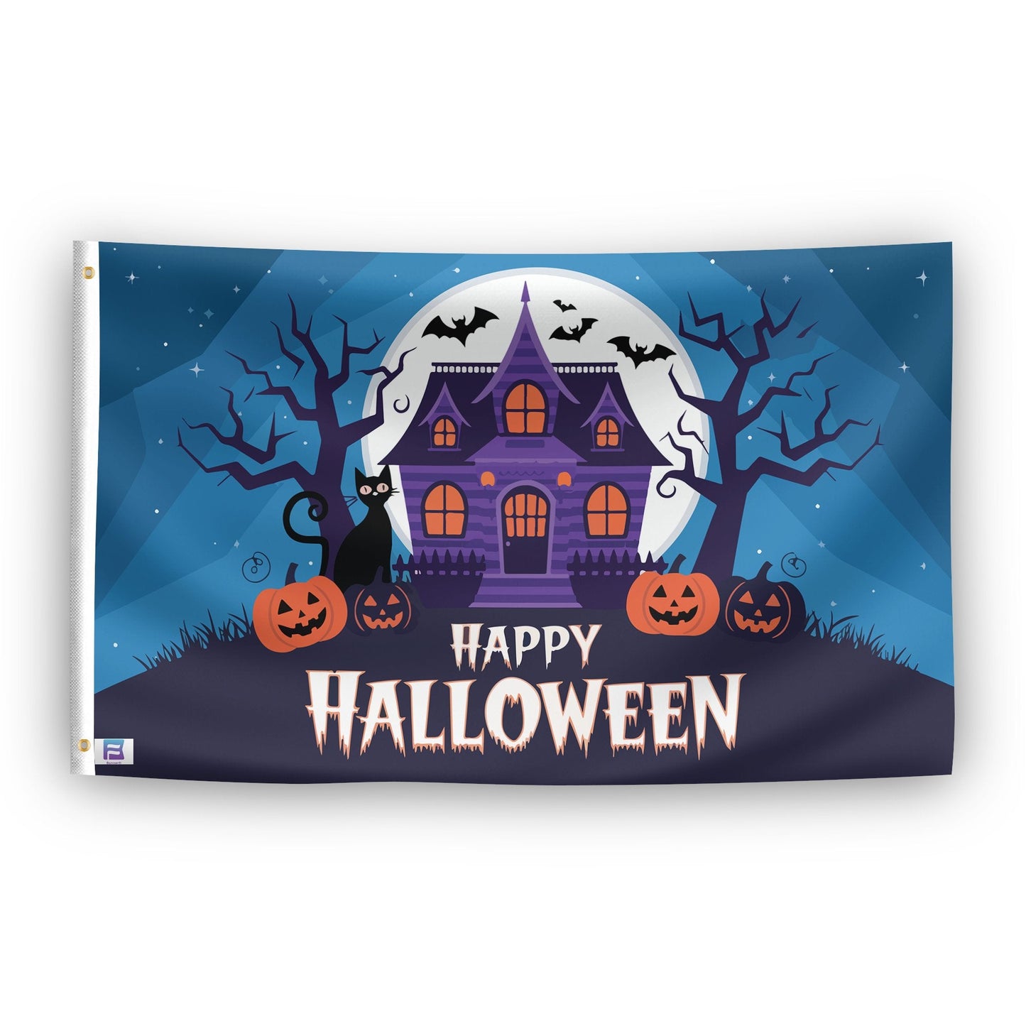 Happy Halloween Flag