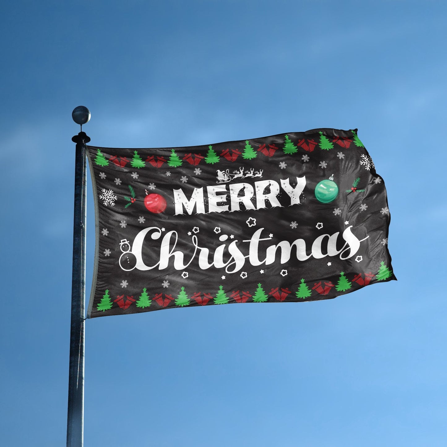 Merry Christmas Flag