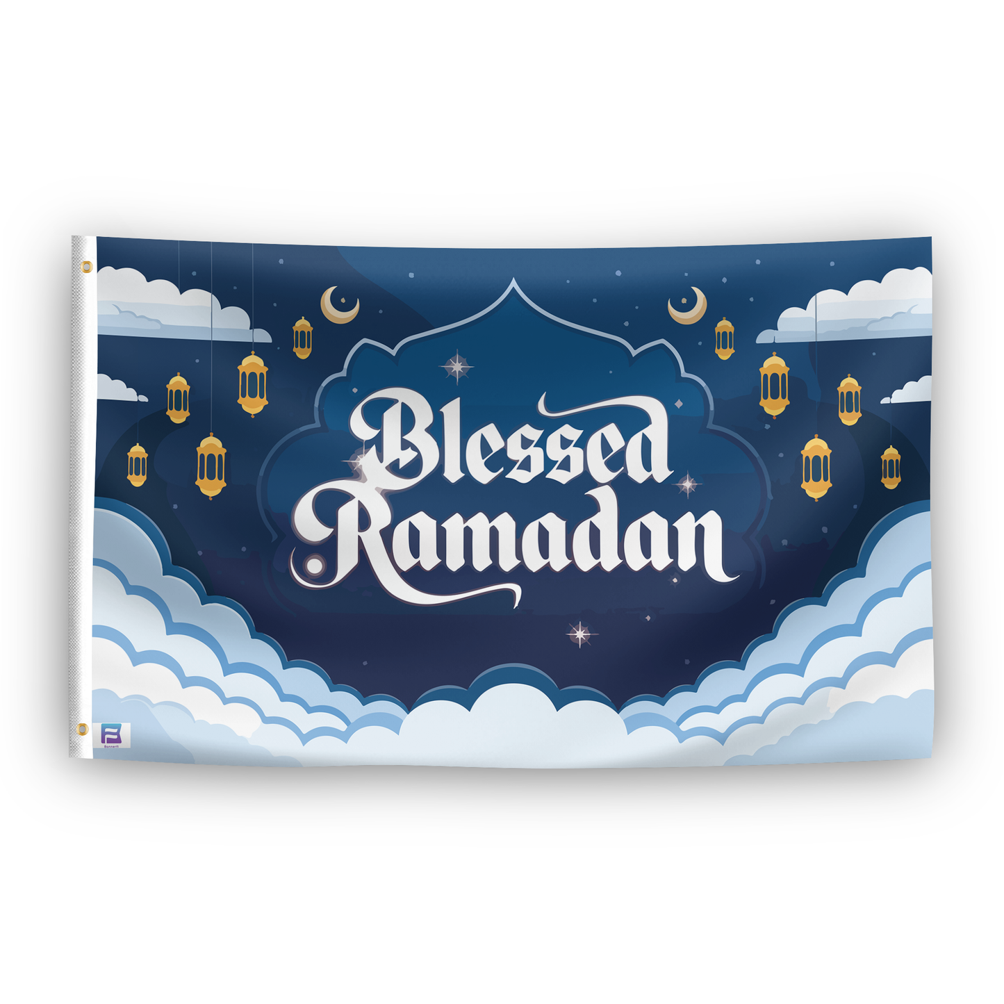 Blessed Ramadan Flag