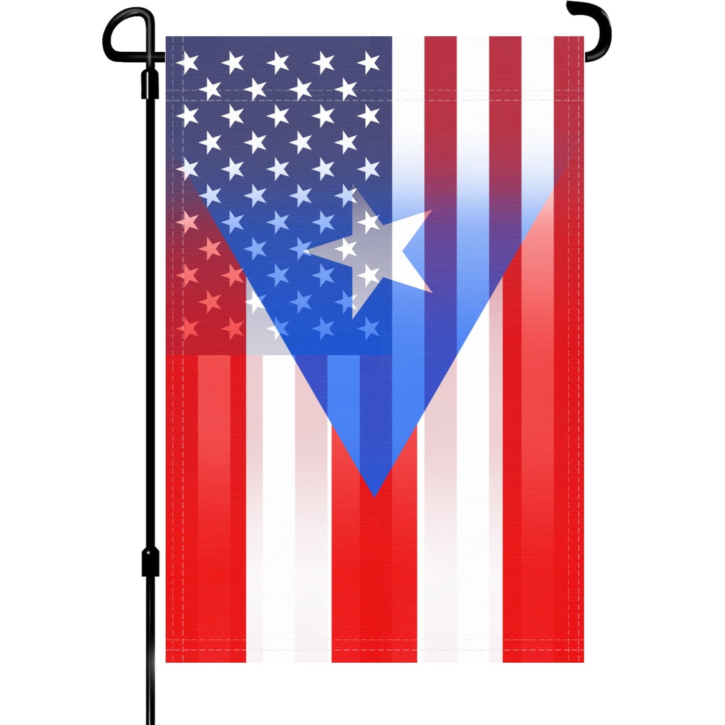 Puerto Rican American Garden Flag