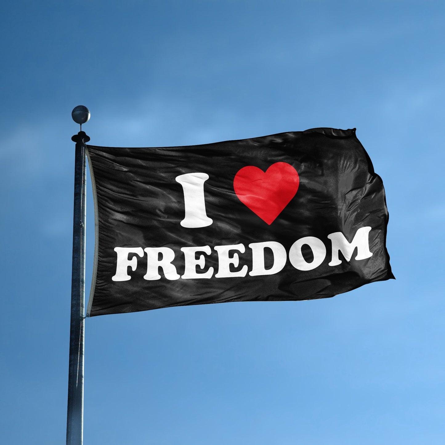 I Love Freedom Flag