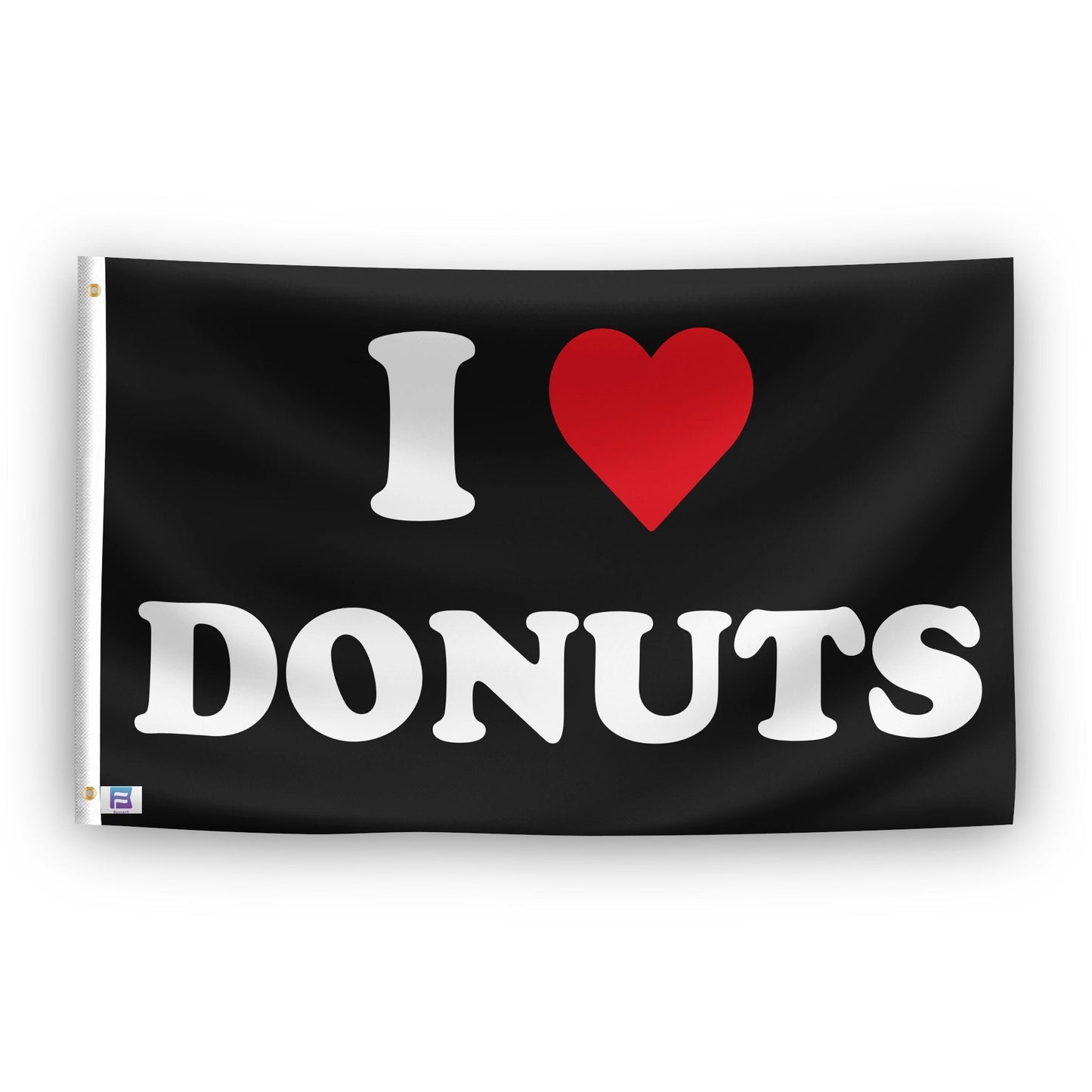 I Love Donuts Flag