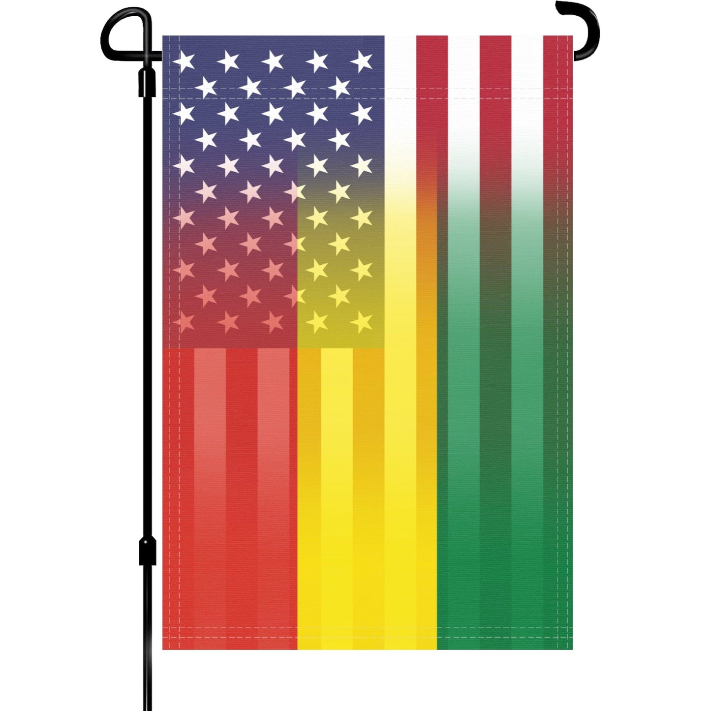 Bolivian American Garden Flag