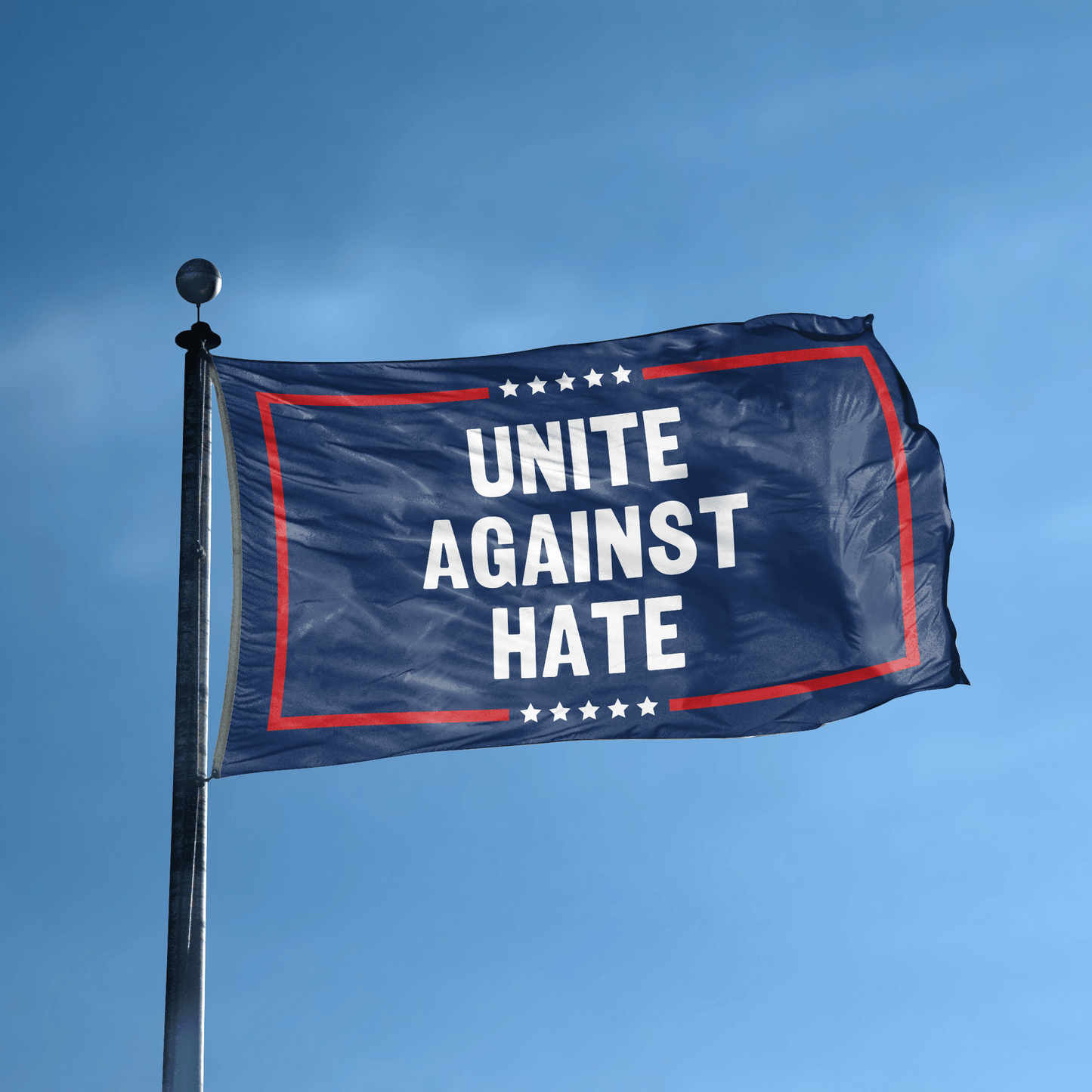 Unite Against Hate Political Flag