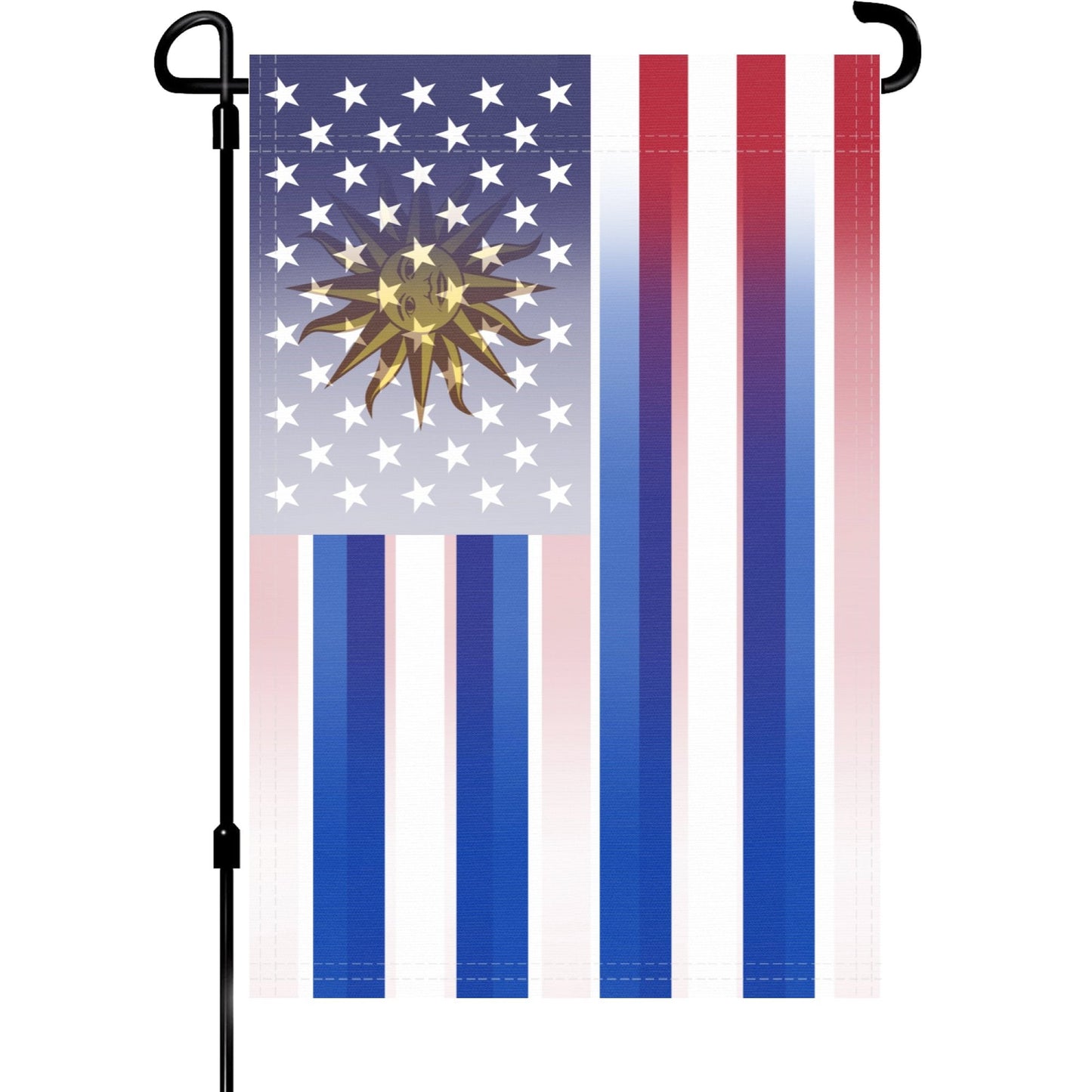Uruguayan American Garden Flag