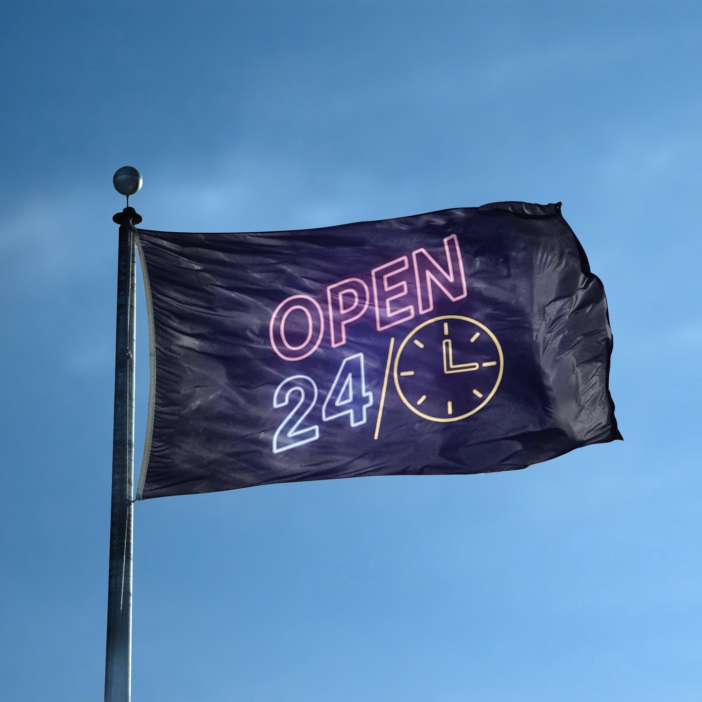 Open 24/7 Flag