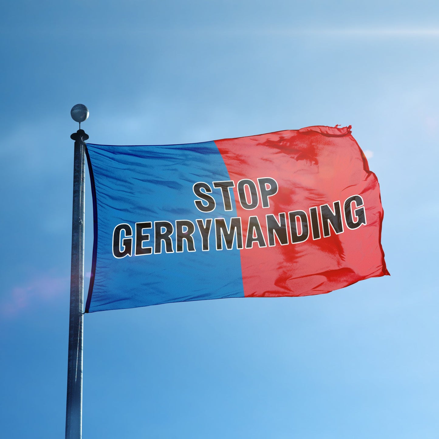 Stop Gerrymandering Flag