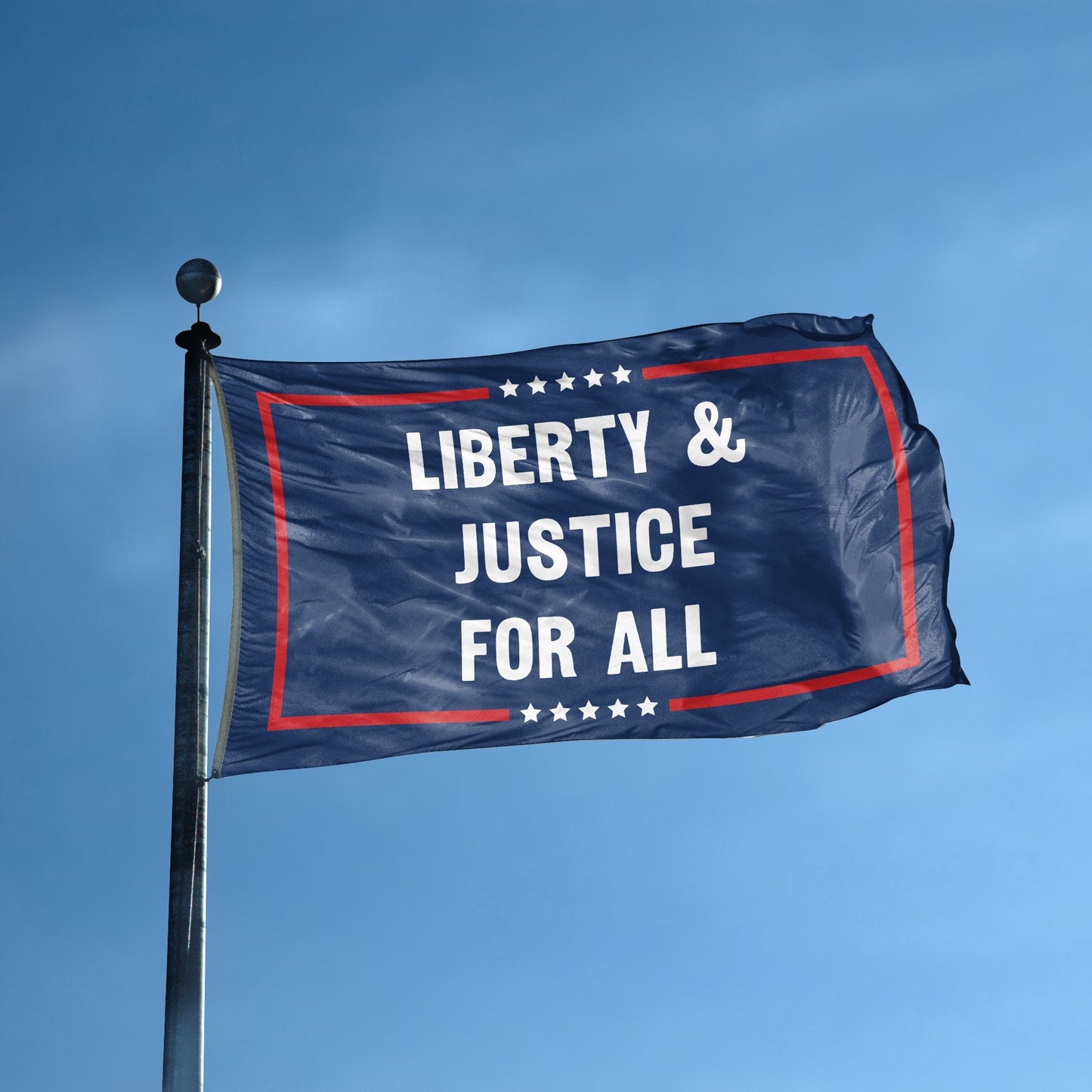 Liberty And Justice For All Political Flag