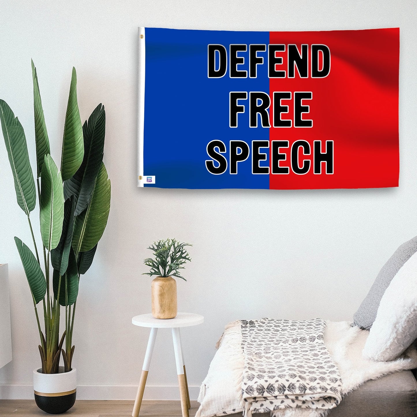 Defend Free Speech Flag