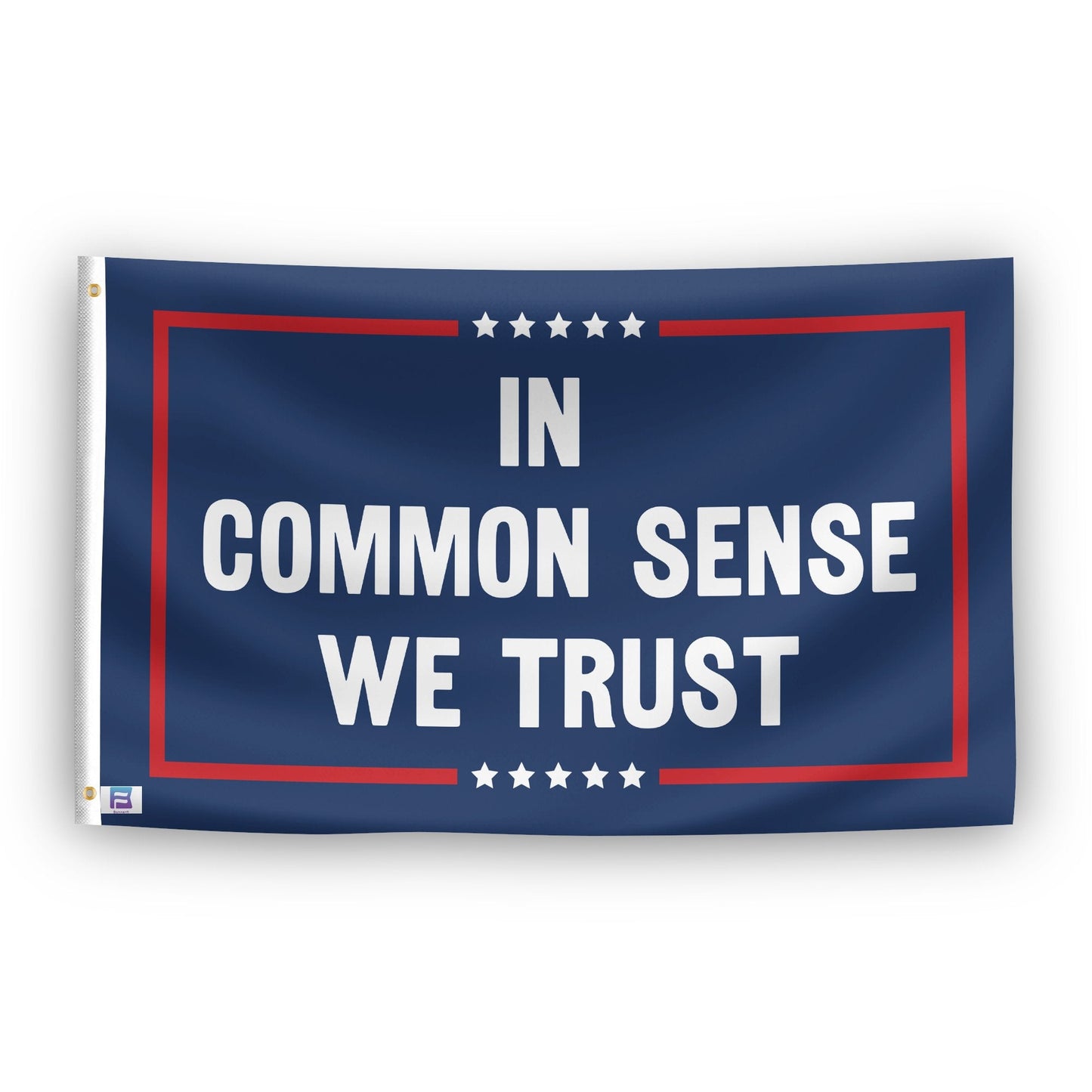 In Common Sense We Trust Political Flag