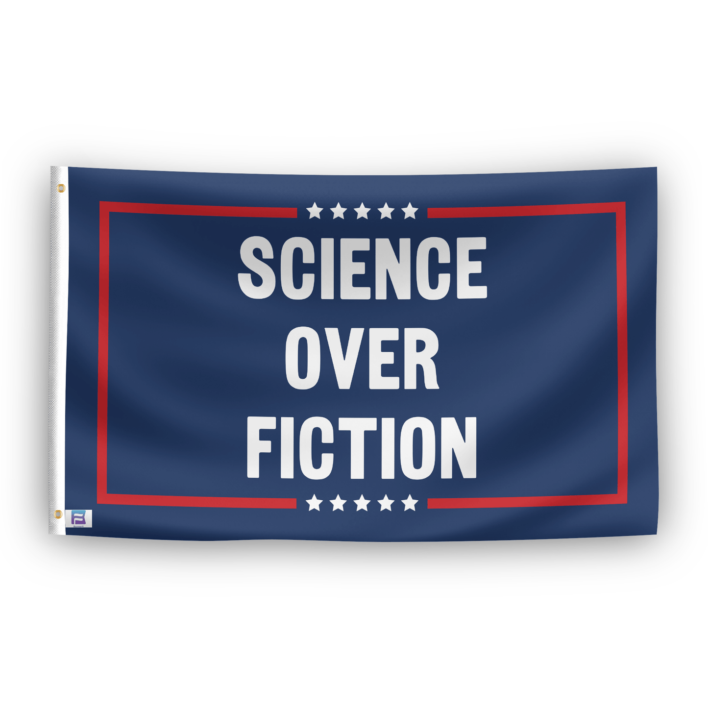 Science Over Fiction Political Flag