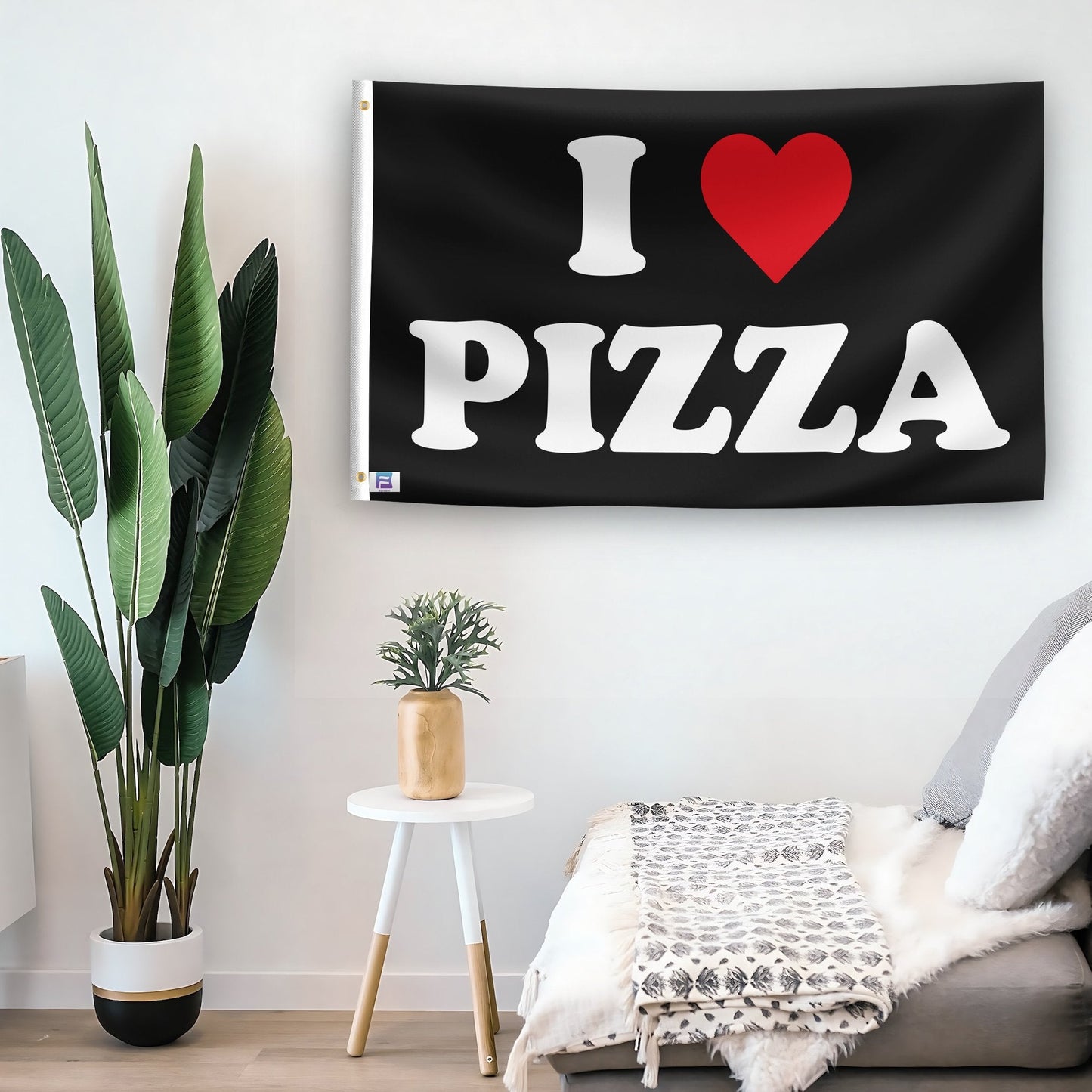 I Love Pizza Flag