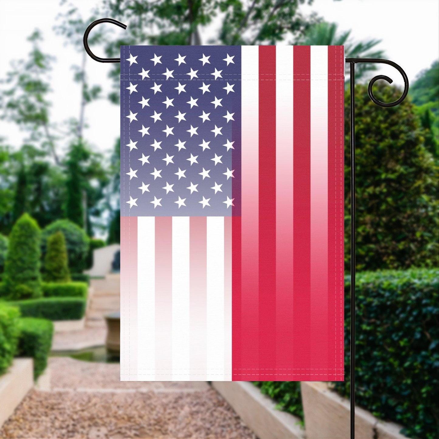 Polish American Garden Flag