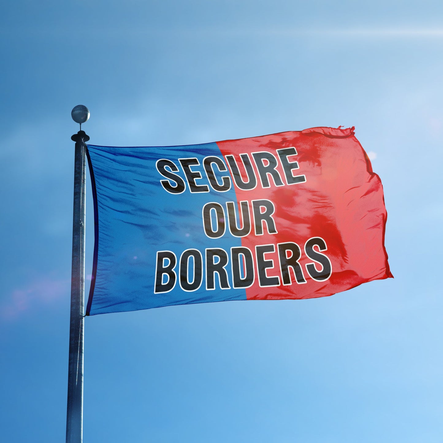 Secure Our Borders Flag