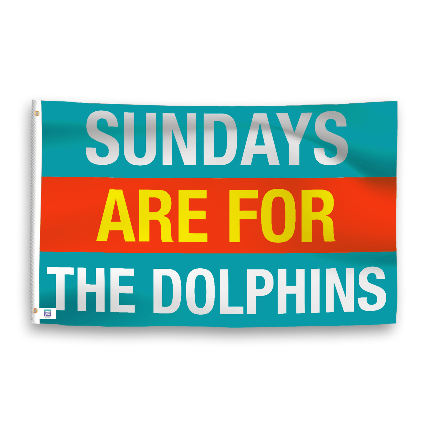 Sundays Are for the Dolphins Flag