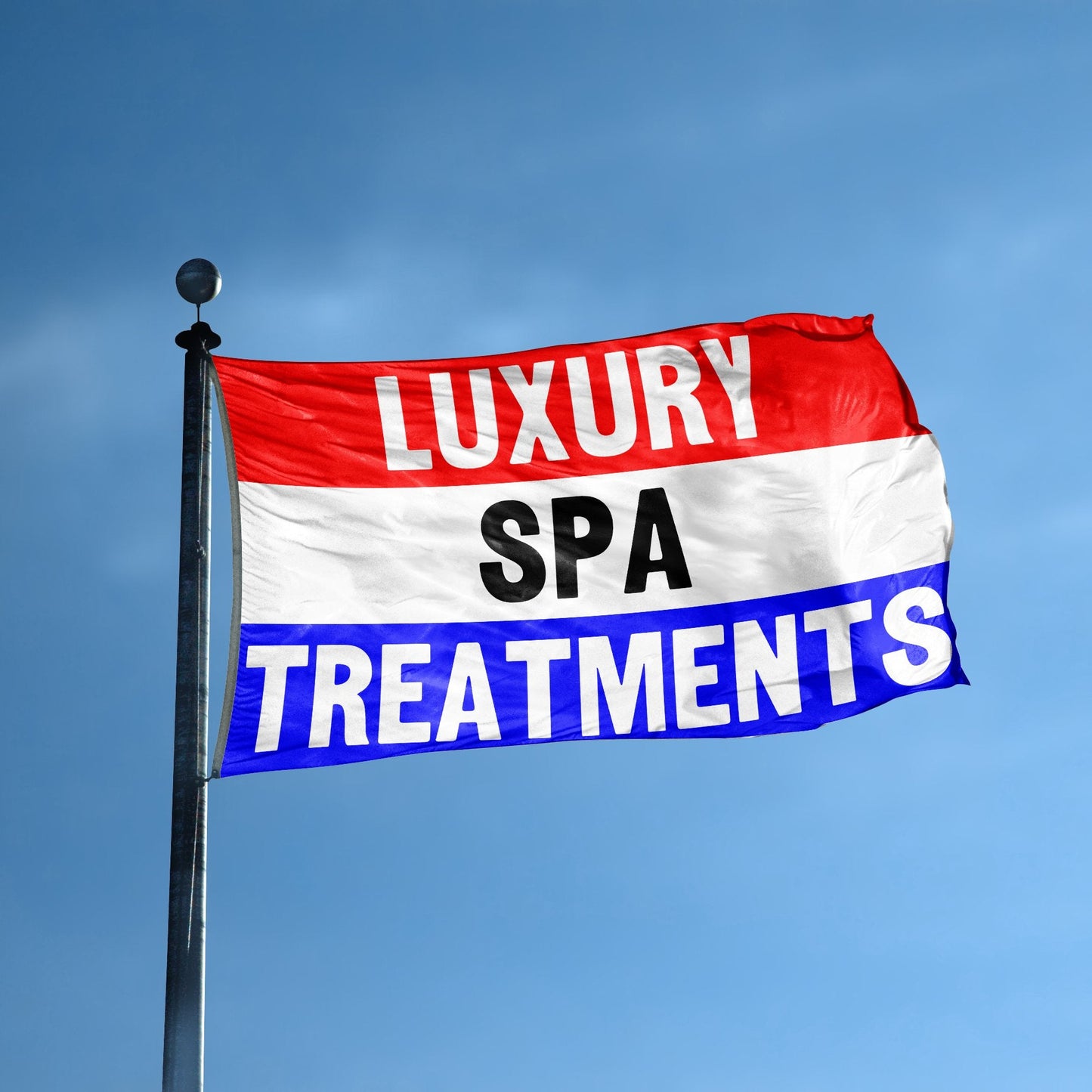 Luxury Spa Treatments Business Flag
