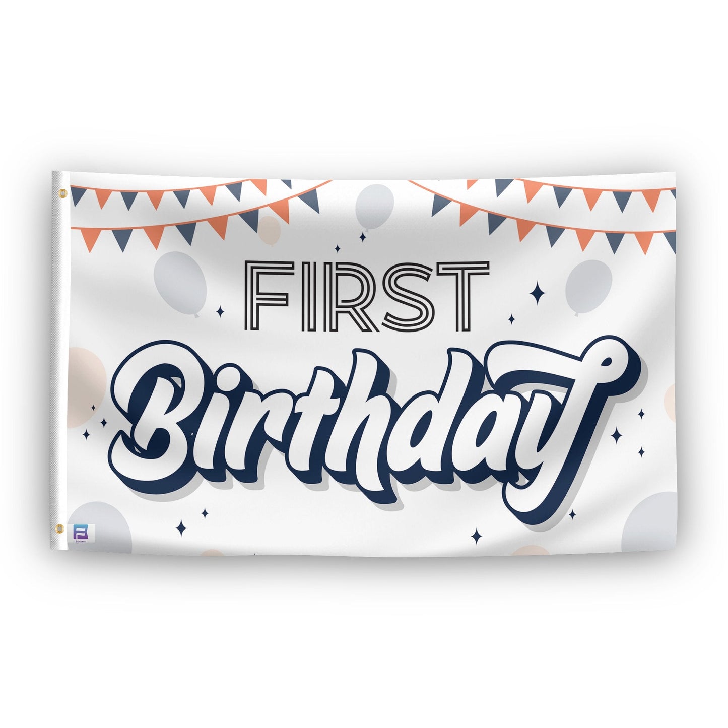 First Birthday Flag