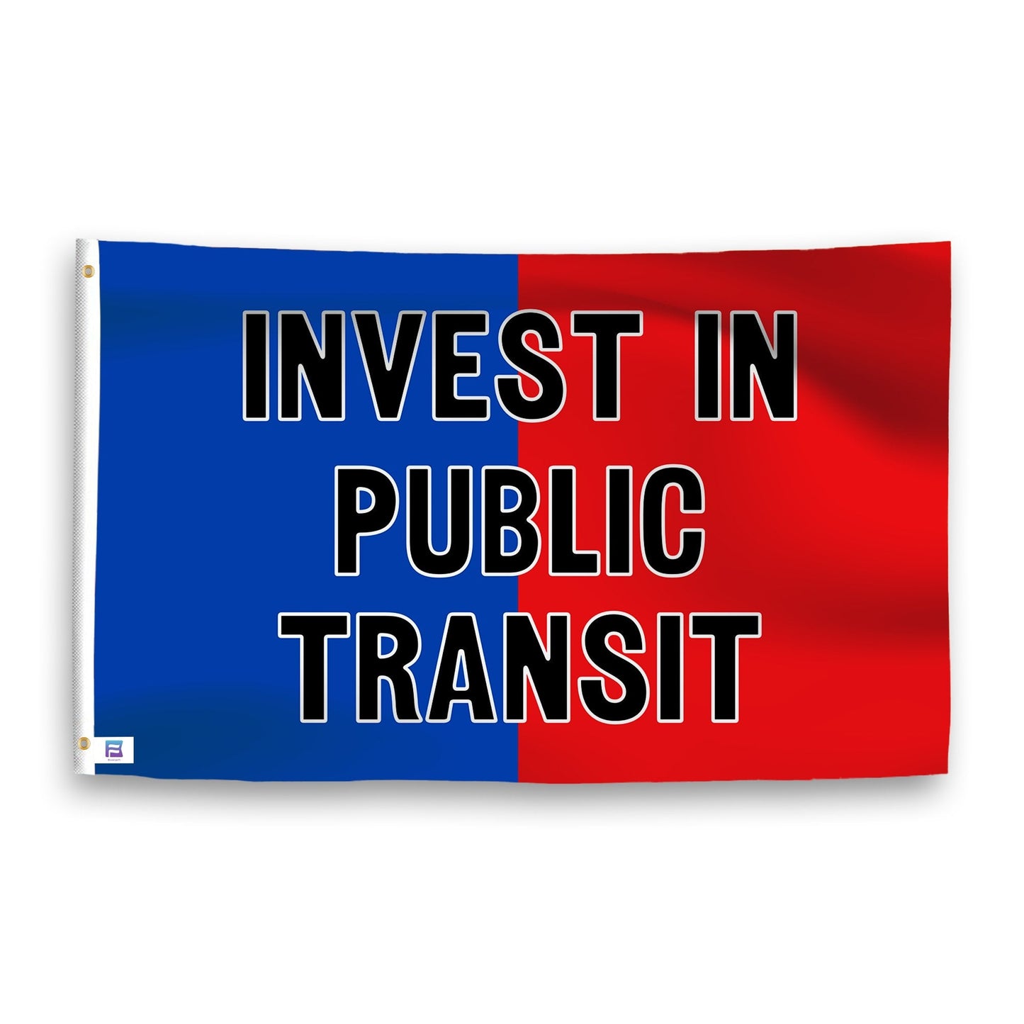 Invest in Public Transit Flag