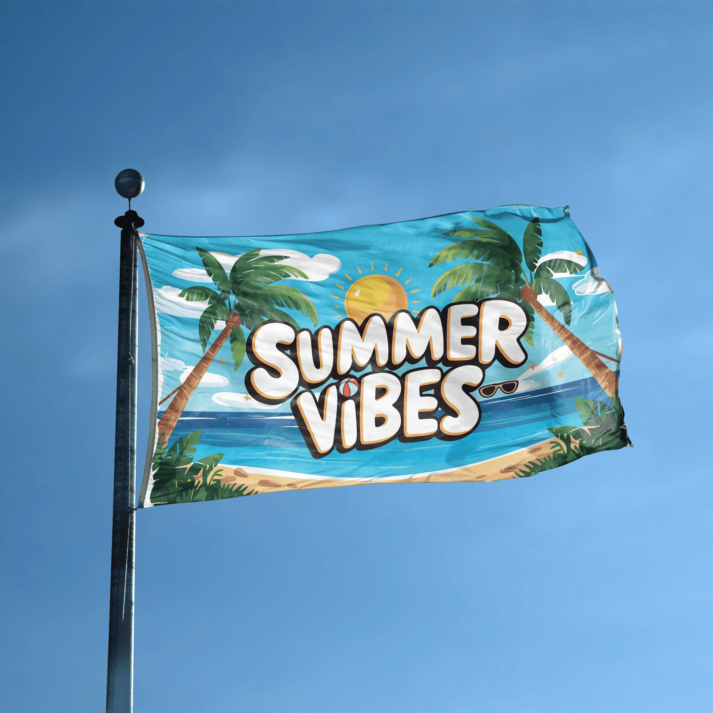 Summer Vibes Flag