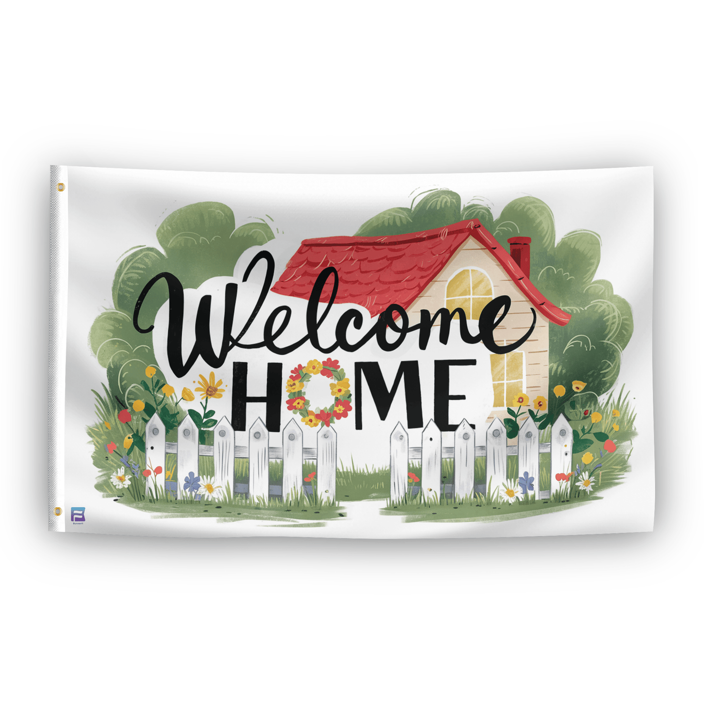 Welcome Home House Flag