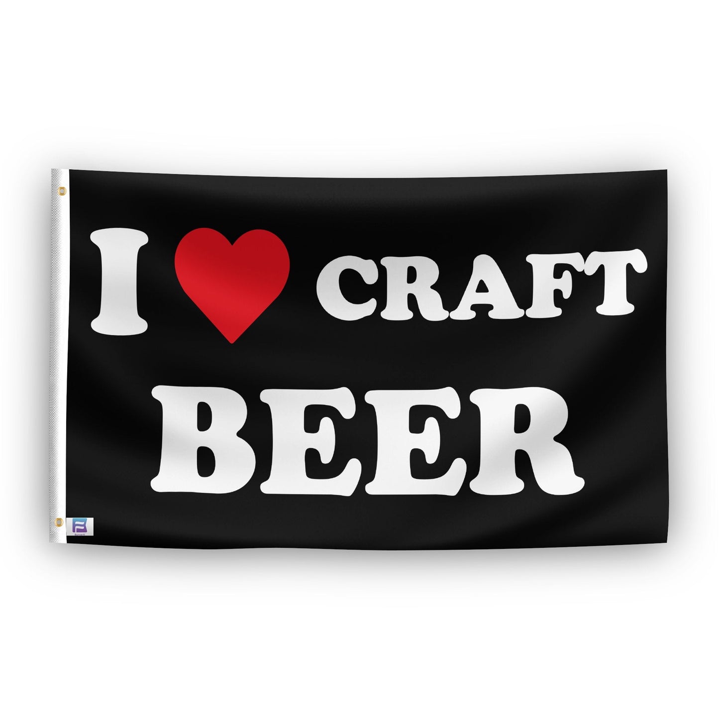 I Love Craft Beer Flag