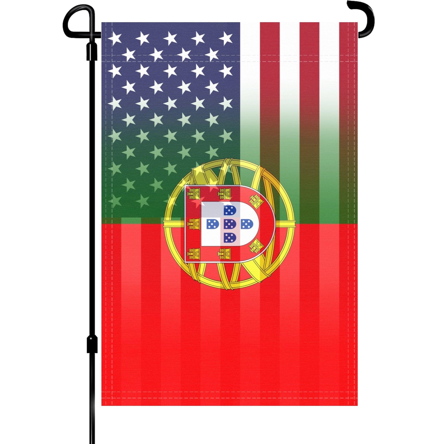 Portuguese American Garden Flag