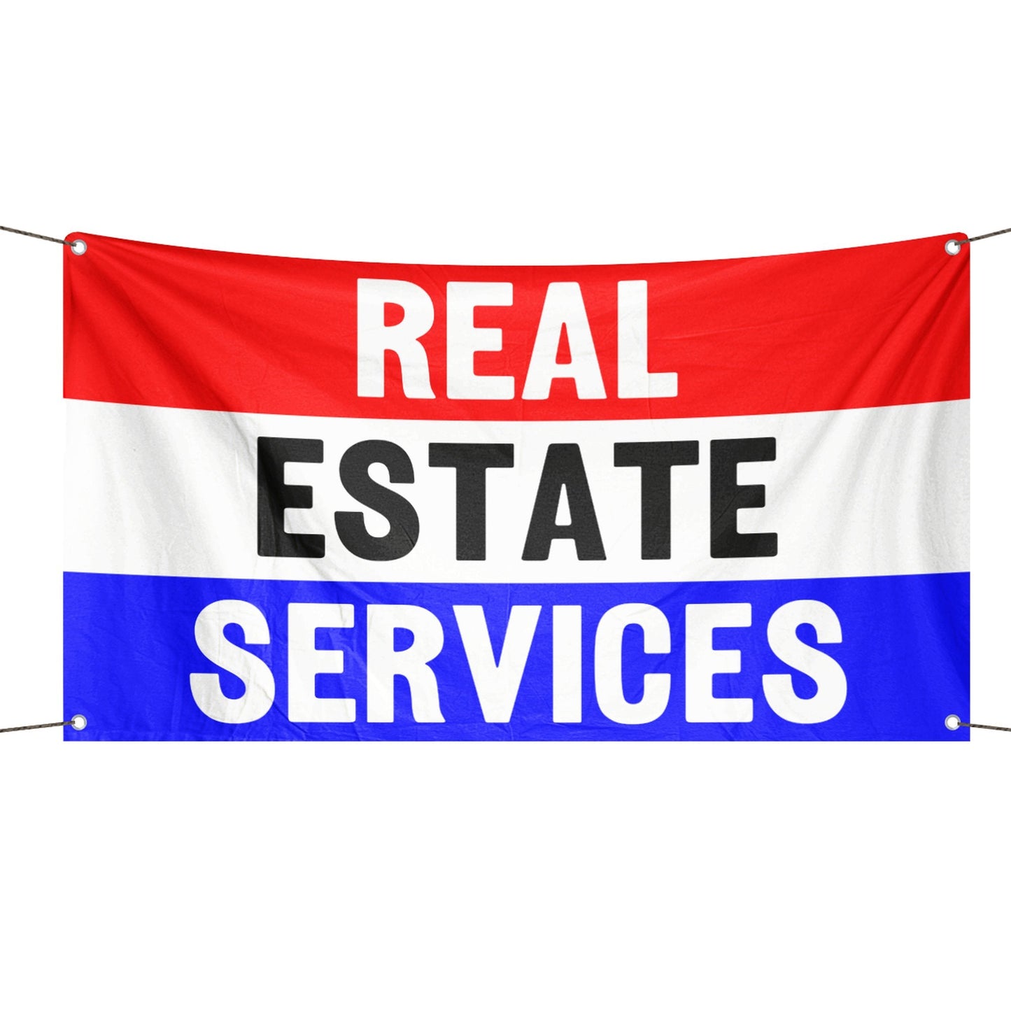 Real Estate Services Business Flag