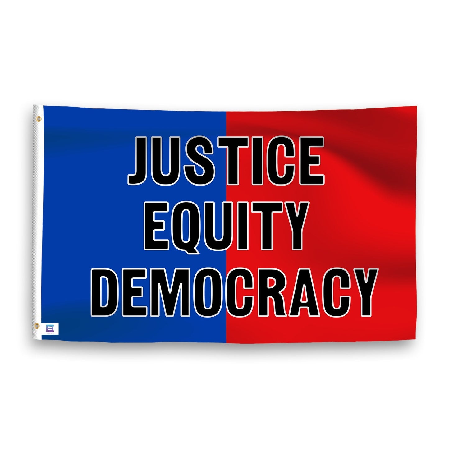 Justice Equity Democracy Flag