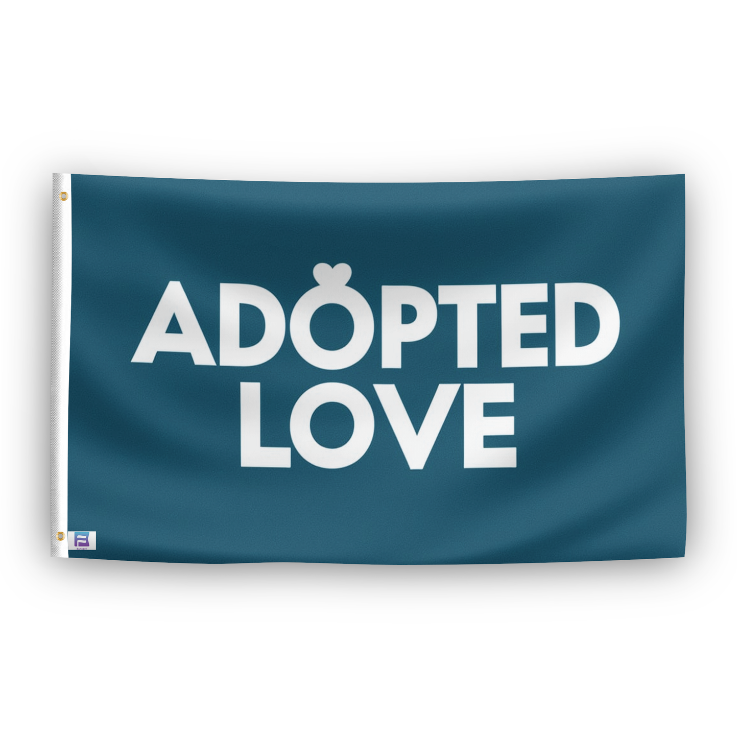 Adopted Love Pet Flag