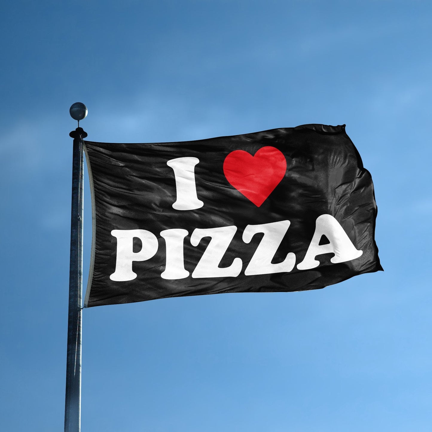I Love Pizza Flag