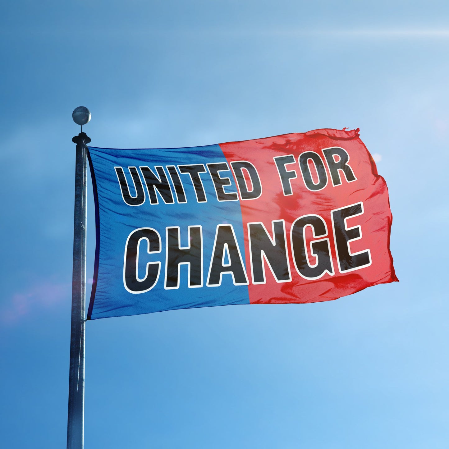 United for Change Flag