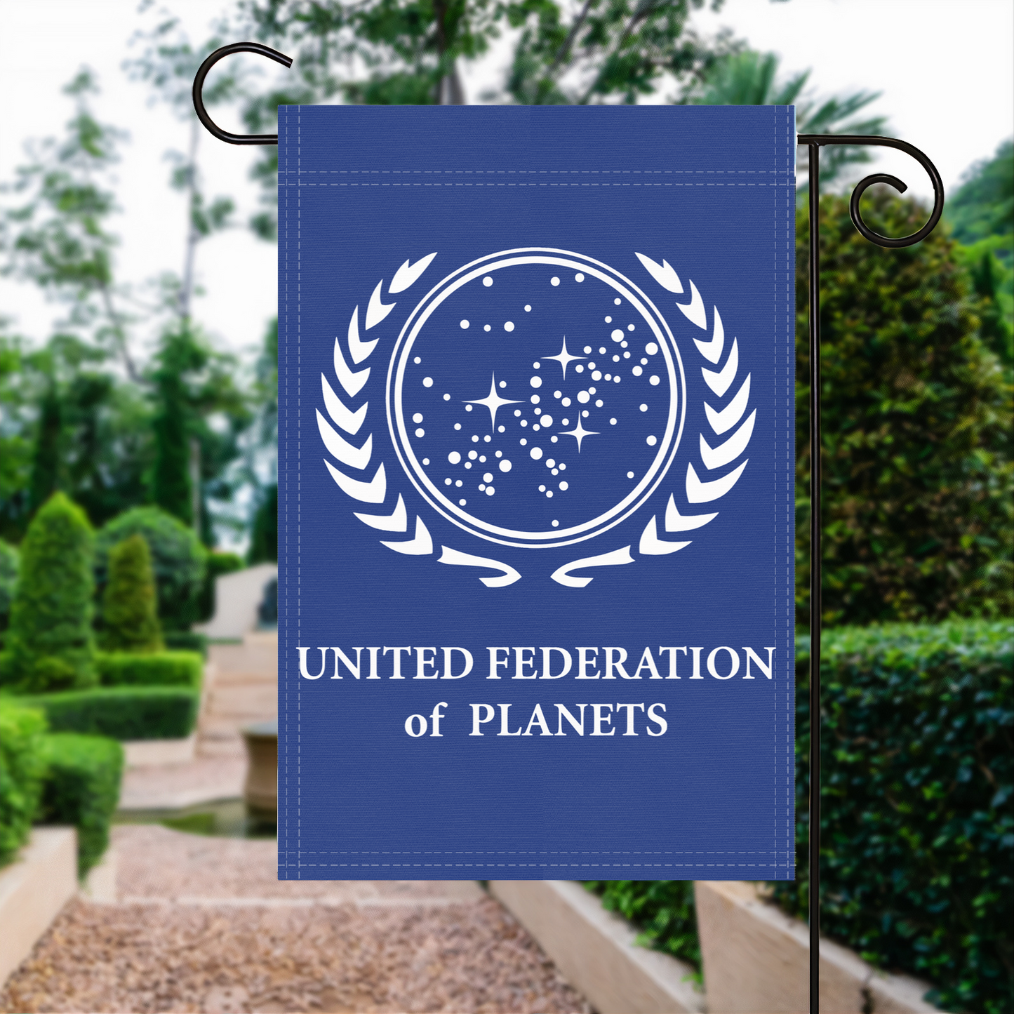 United Federation Of Planets Garden Flag