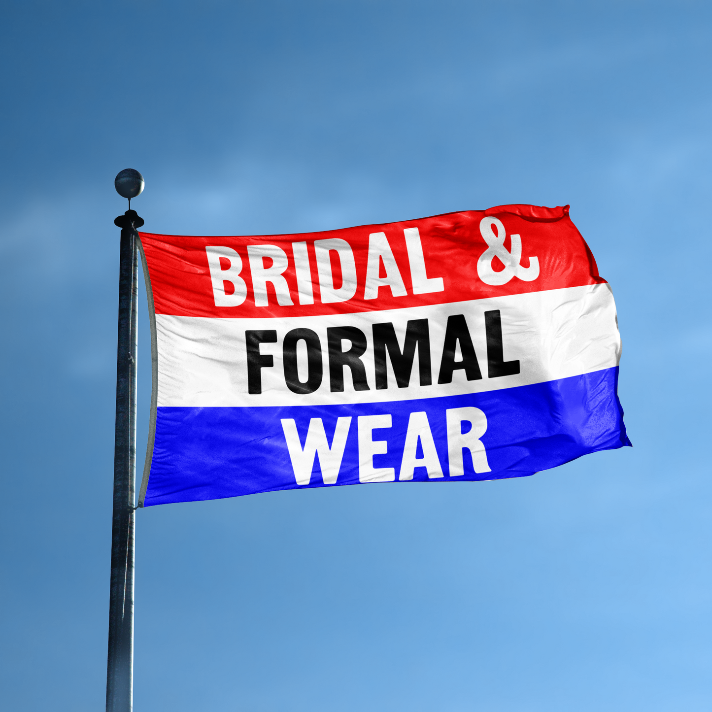 Bridal And Formal Wear Business Flag