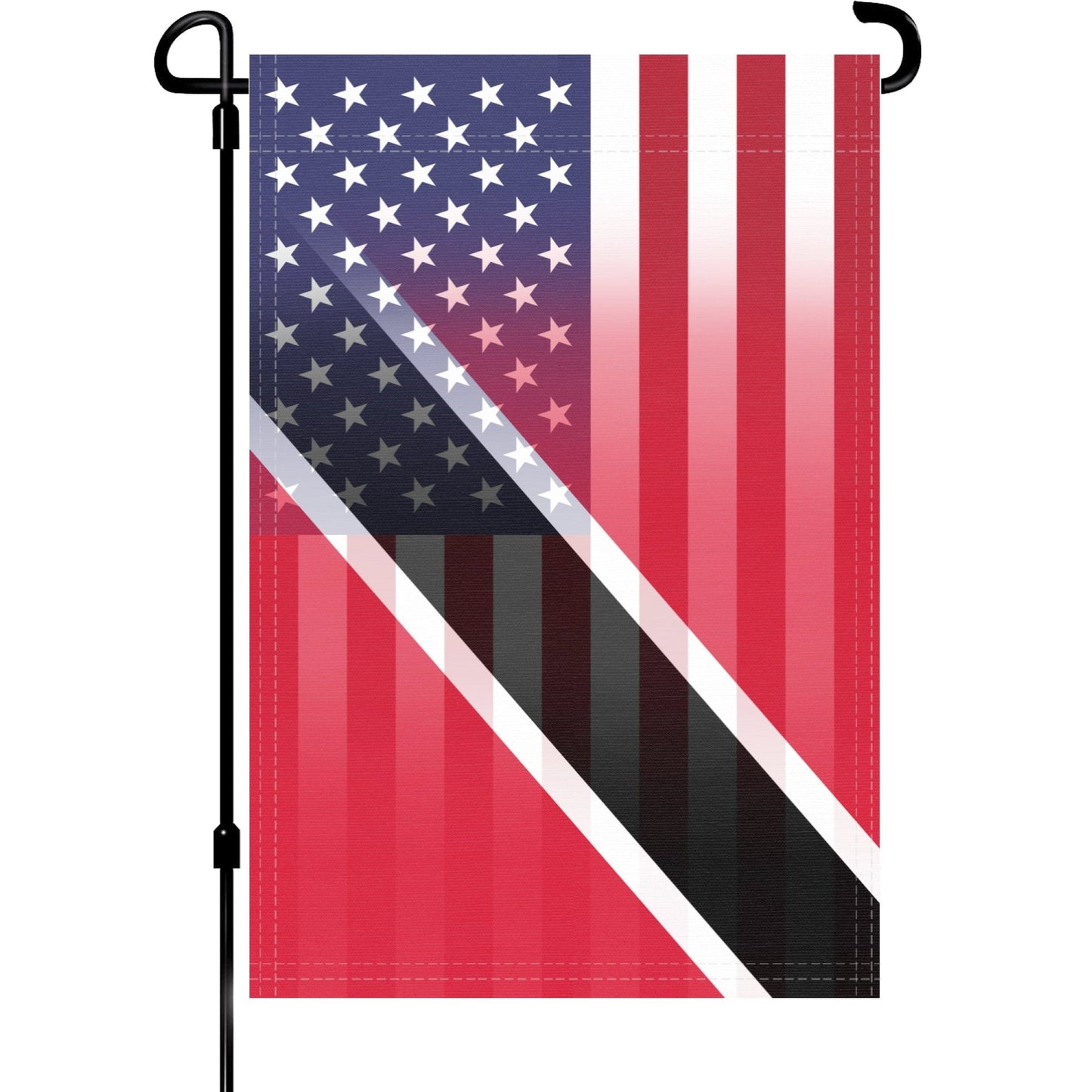 Trini American Garden Flag