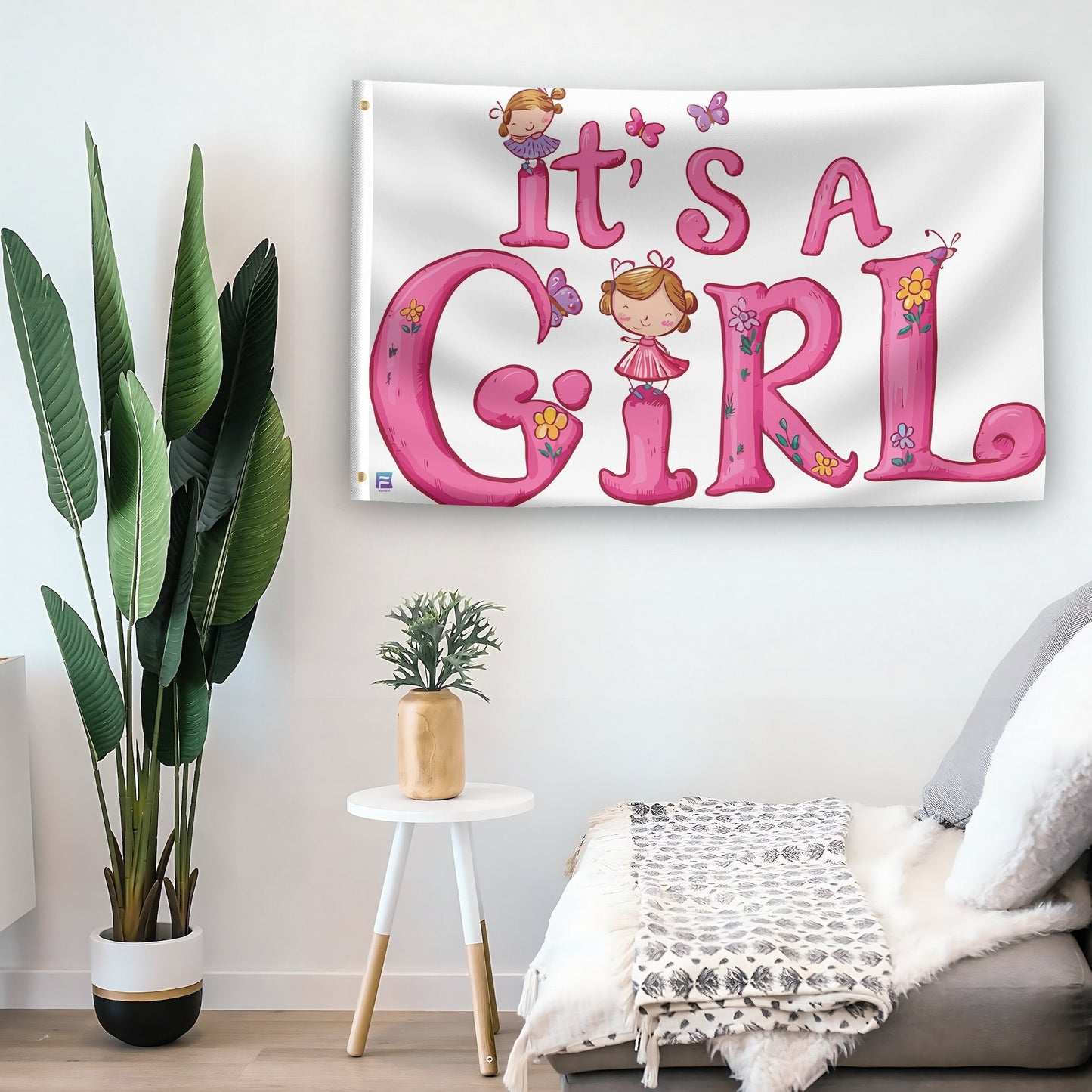 It's A Girl Flag